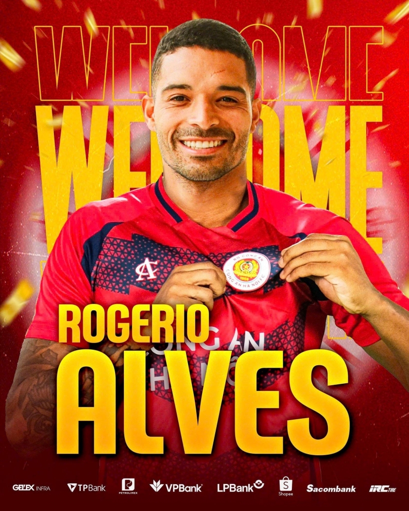 Hình ảnh Rogerio Alves trong màu áo CAHN